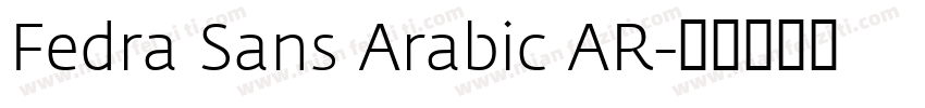 Fedra Sans Arabic AR字体转换